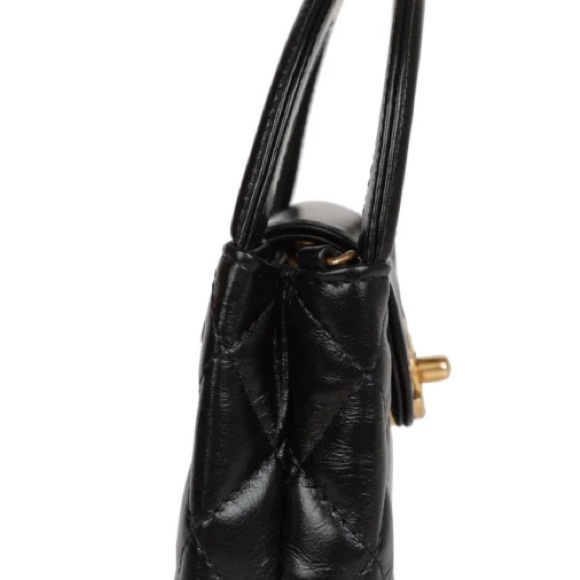 Brand New Chanel Nano Kelly Mini Black Quilted Leather Handbag - Picture 7 of 14